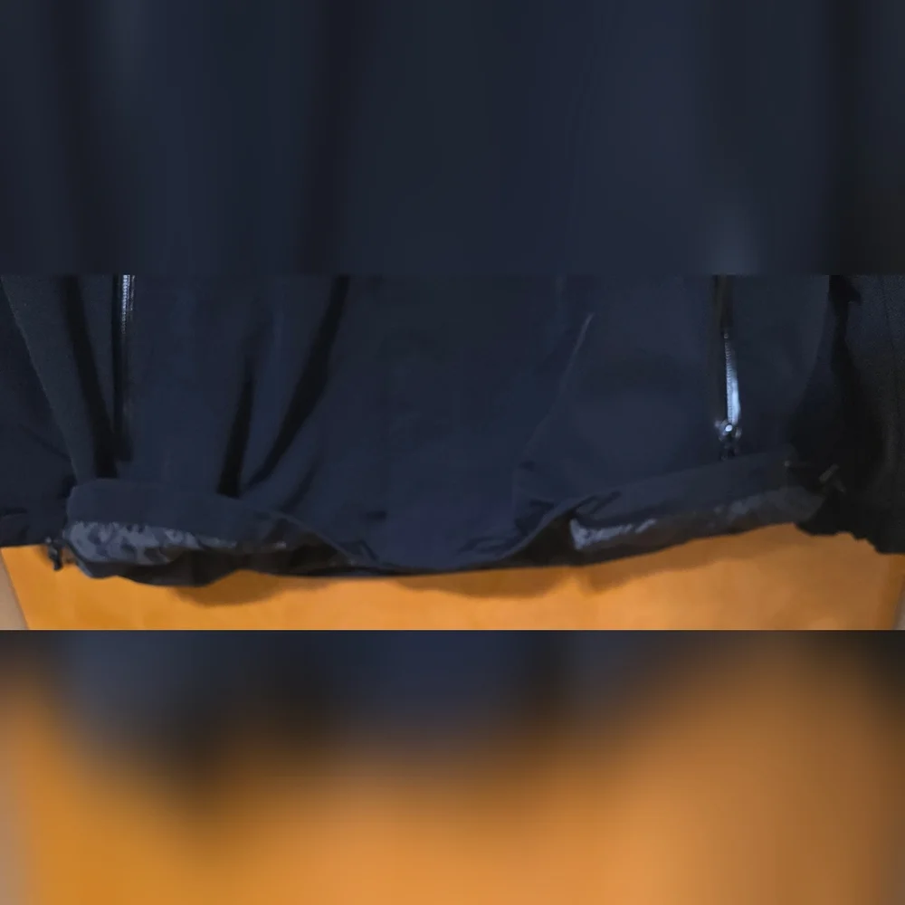 Men's XL Port Authority Cascade Waterproof Hooded Jacket Raincoat Parka Black - Picture 14 of 16